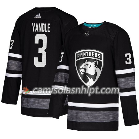 Camisola Florida Panthers Keith Yandle 3 2019 All-Star Adidas Preto Authentic - Homem